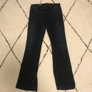 Kut from the Kloth dark wash “Chrissy” flare jean
